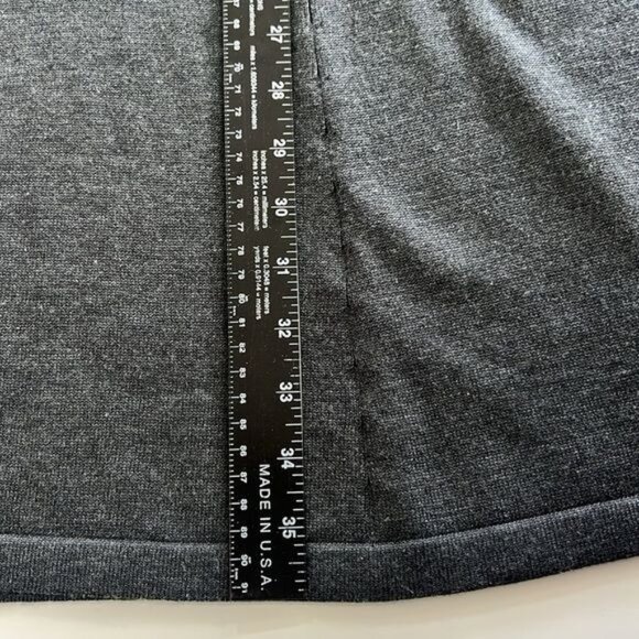 Eliza J Womens A-Line Embroidered Dress Acrylic Gray PL Elegant - Picture 7 of 9